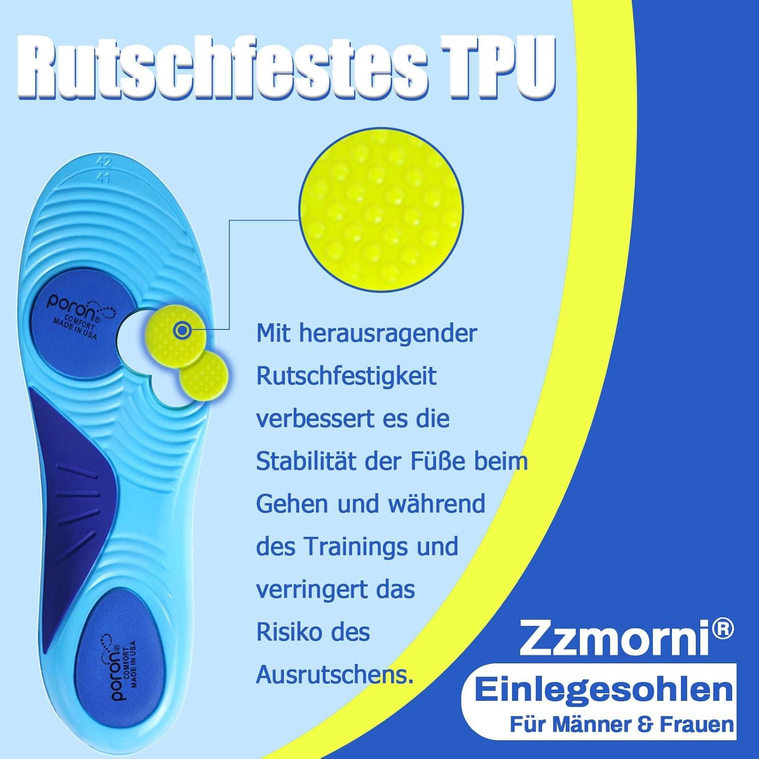 Orthopädische Einlegesohlen für Plattfüße und Plantarfasziitis