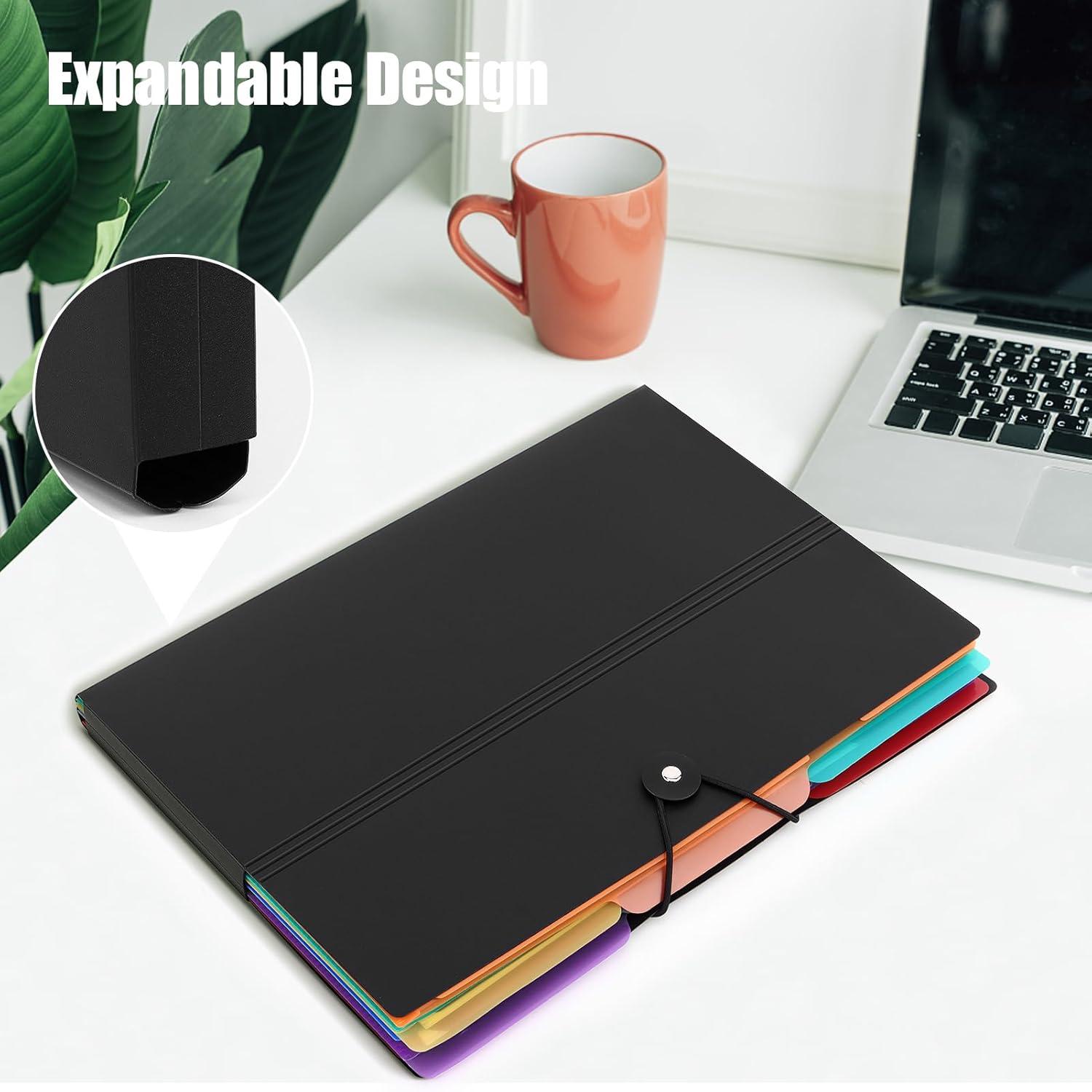 Dokumentenmappe A4 Organizer mit Folientasche 6er Pack