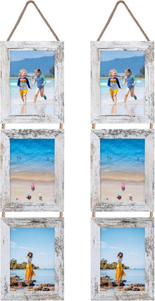 Dreifach-Collage Bilderrahmen Set 13x18 cm rustikal