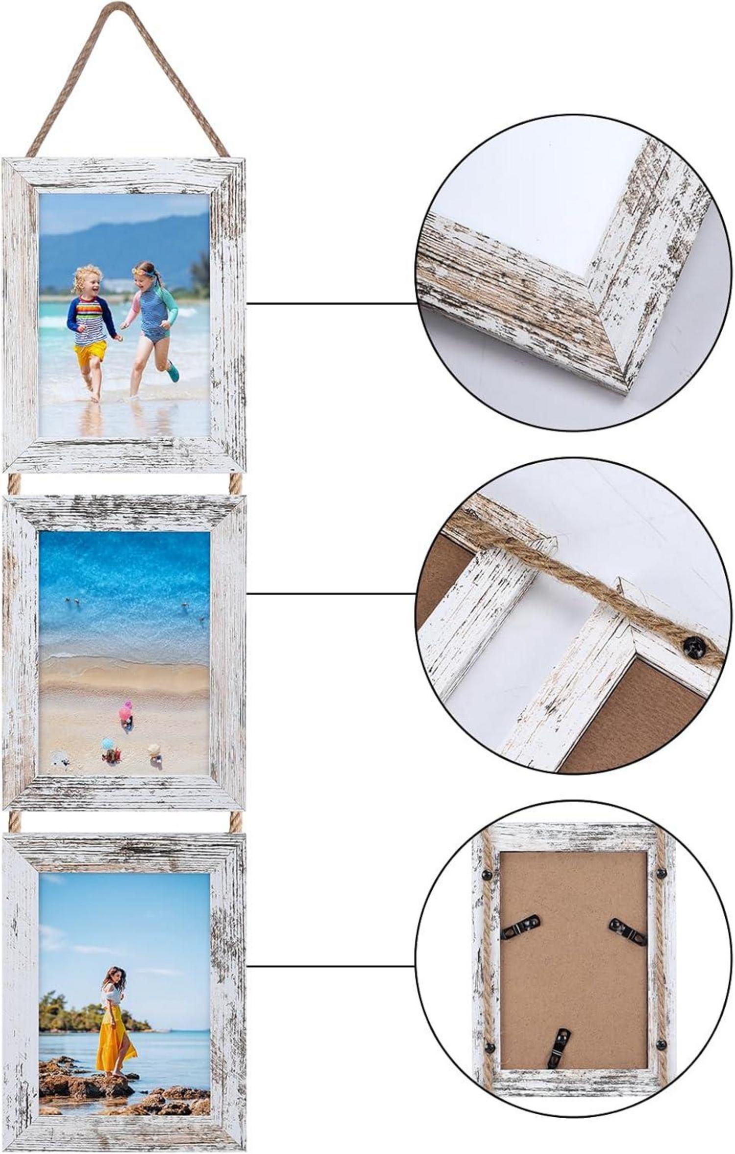 Bilderrahmen Collage Set 13x18cm Vintage-Weiß fotoframe