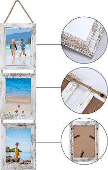 Bilderrahmen Collage Set 13x18cm Vintage-Weiß fotoframe