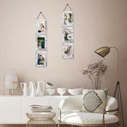 10x15 Collage Bilderrahmen Set 6 vertikale Rahmen