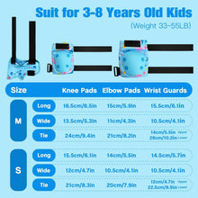 Knieschoner Kinder Mädchen Schützer in Blau für Inline