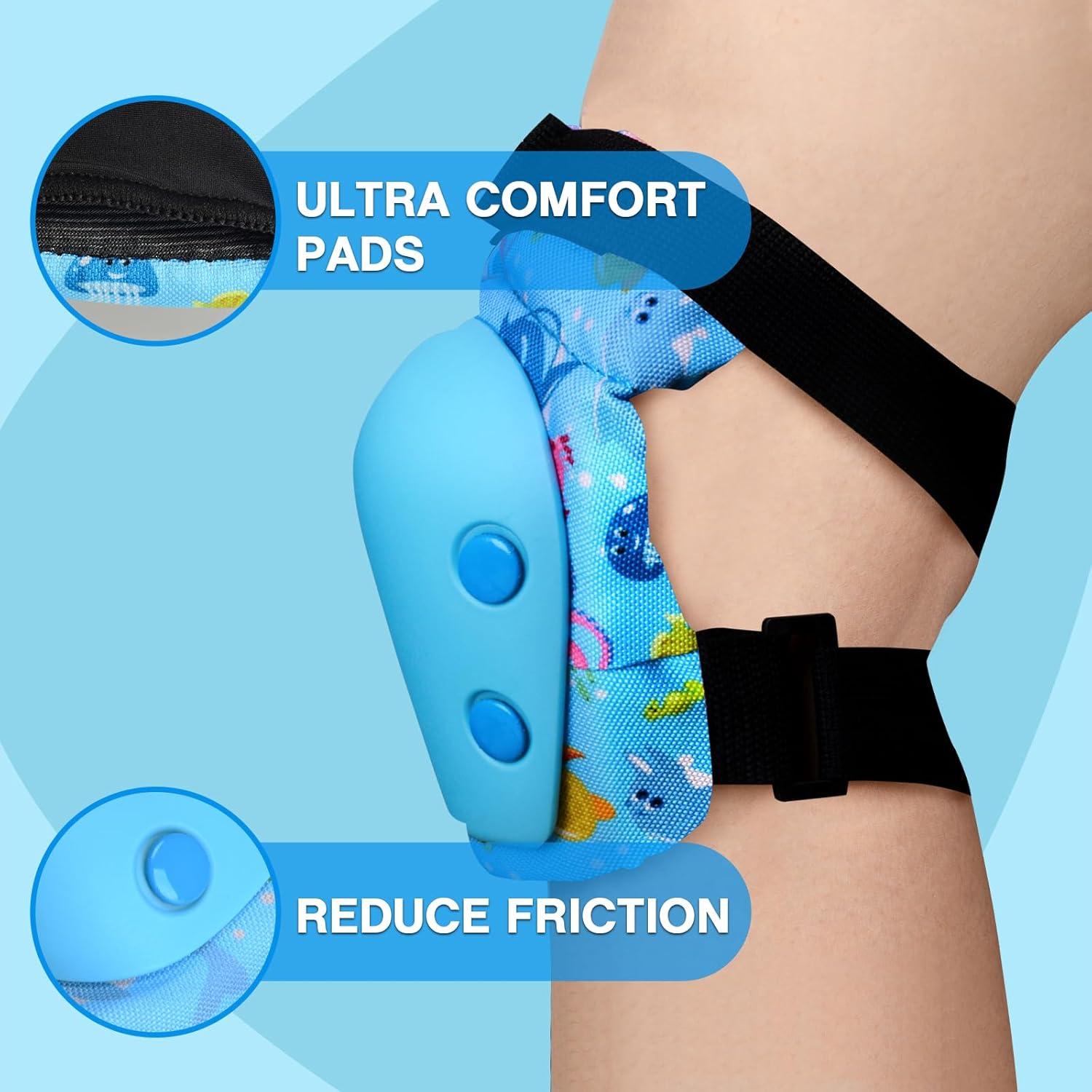 Knie Ellenbogenschoner Handgelenkschoner Kinder Skates S Blau