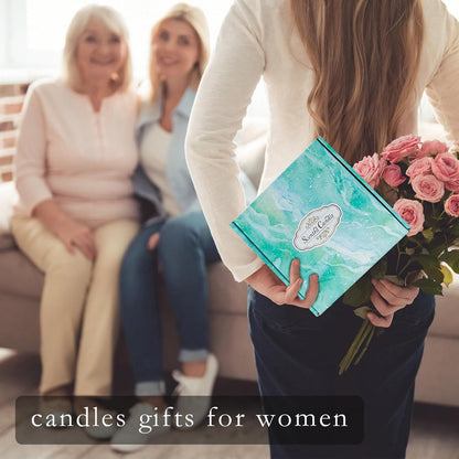Duftkerzen Set Frauen Schlafkerzen Geschenk Mutter Freundin 4er Pack