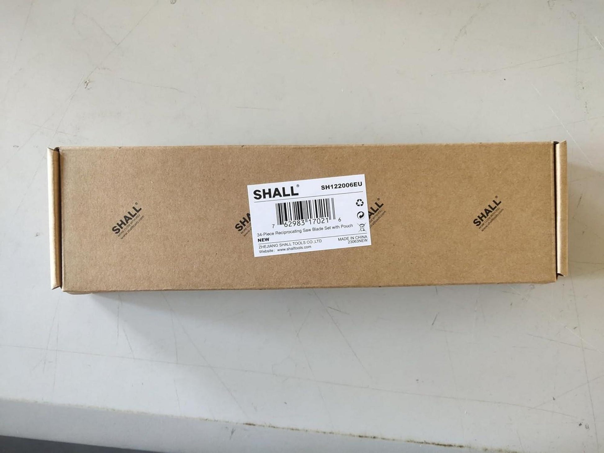 SHALL Säbelsägeblätter 34-teiliges Set Hartmetallstahl Holz Metall Kunststoff