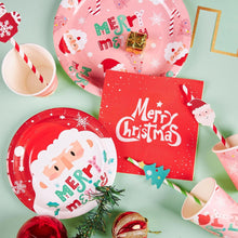 Weihnachten Partygeschirr Set 85 Stück für 16 Gäste