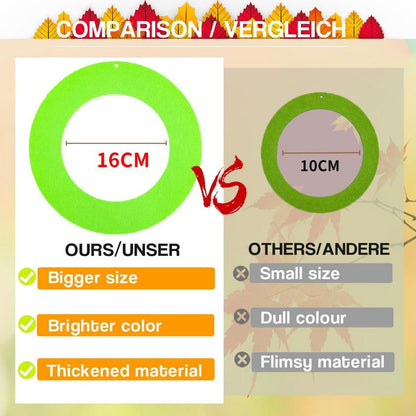Herbst Bastelset Filz XXL für Kinder mit Kränzen und Tieren