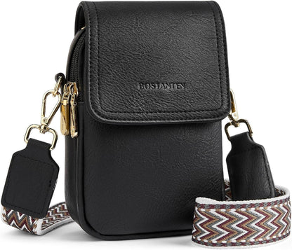 Handytasche Umhängetasche Damen Leder mit Geldbörse