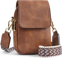 Handytasche Damen Umhängetasche Leder Geldbörse Handtasche