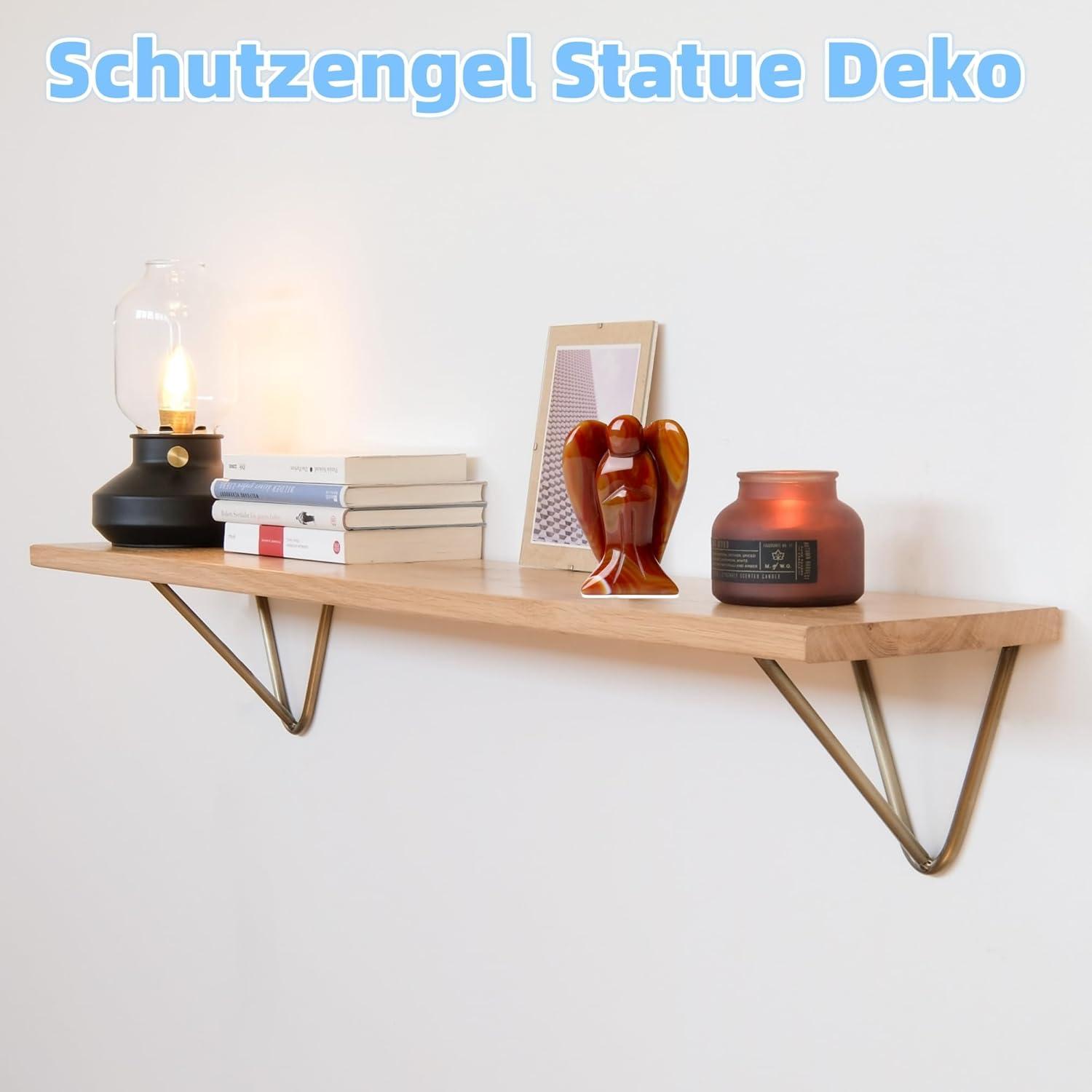 Engel Figur Karneol Kristall Heilung Schutzengel Achat Statue