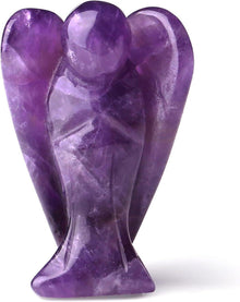 Amethyst Engel Figur Schutzengel Kristall Heilung Statue - Engel Deko