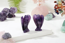 Engel Amethyst Figur 50mm Schutzengel Kristall Statue