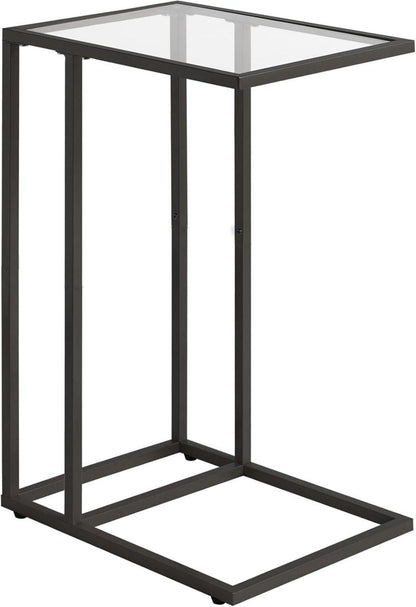 Beistelltisch Sofa Laptoptisch Pflegetisch Glastisch Metallgestell