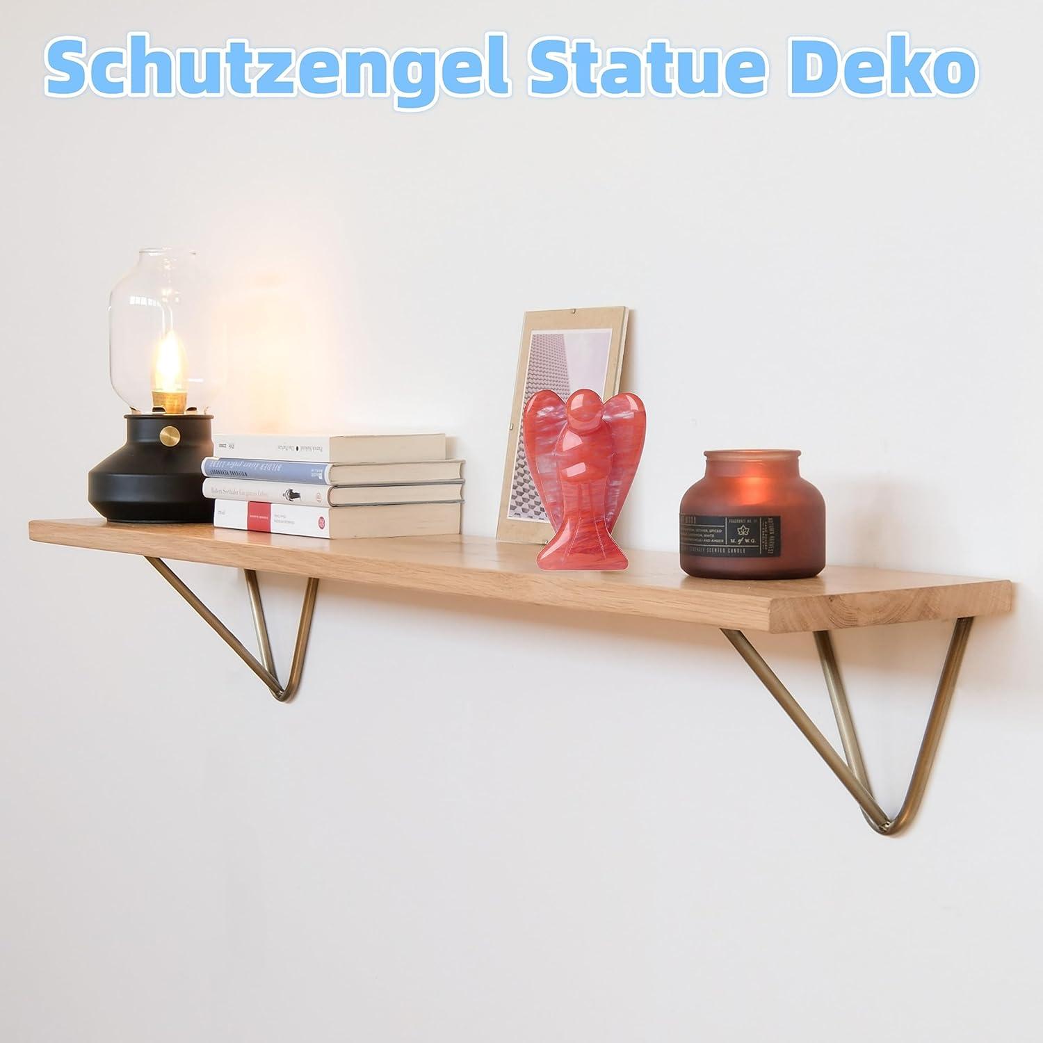 Engel Figur Kristalle Natürliche Turmalin Wachter Statue