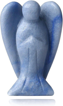 Engel Figur Blauer Aventurin Natürliche Kristalle Heilung Statue