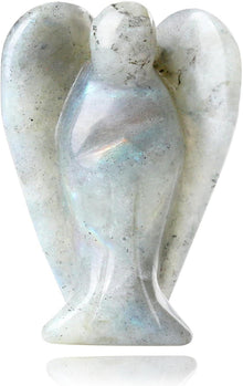 Engel Labradorit Kristall Statue Schutzengel Heilung Figur