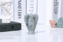 Labradorit Engel Figur 50mm Statue Kristall Schutzengel