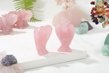 Engel Figur Rosenquarz Kristalle 50mm Natürliche Edelsteine