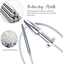 2-in-1 Dilator Harnröhre Analplug Edelstahl 304 Analdusche