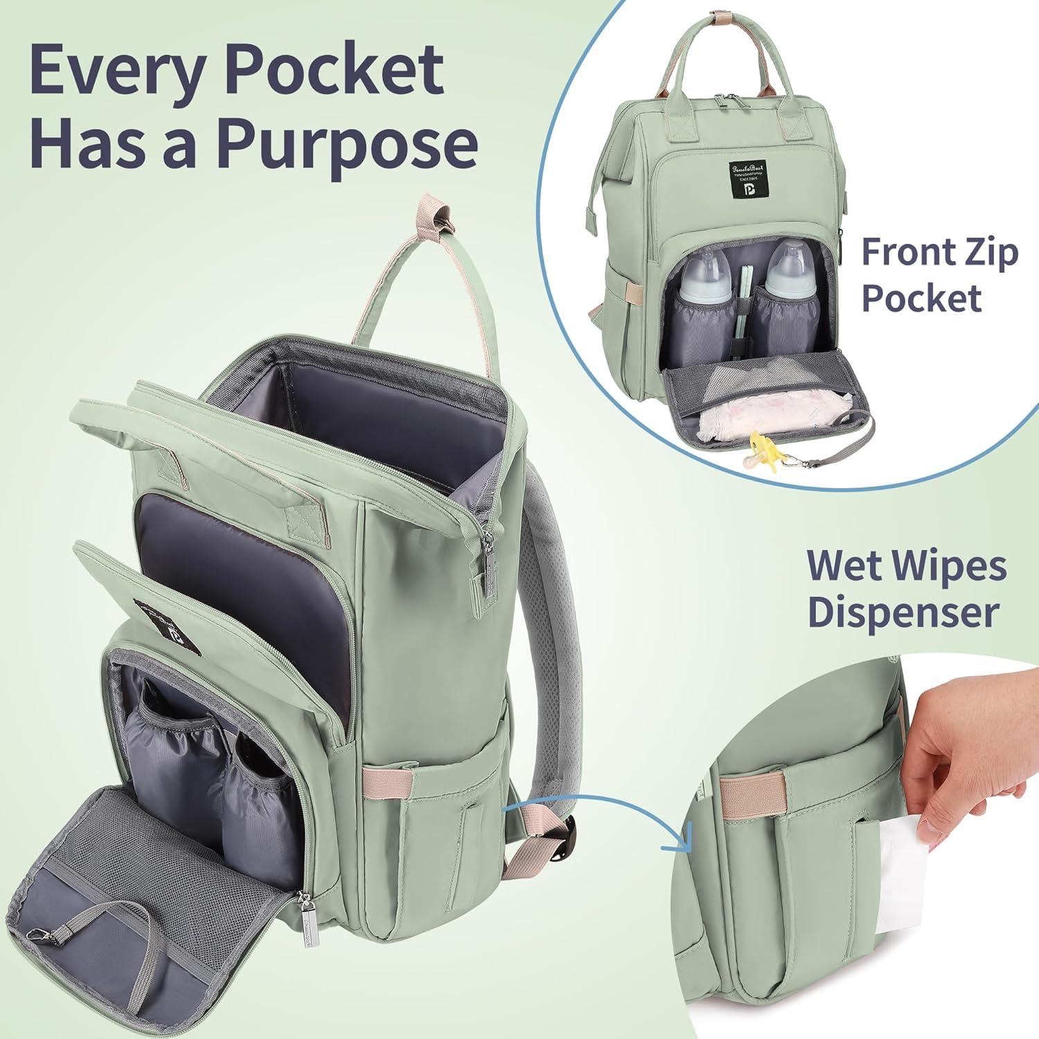 Pomelo Baby Wickelrucksack Rucksack wasserdicht Große Kapazität Unterwegs