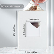 Fotoalbum 15x10 cm 2er Pack weiß Einsteckalbum Leinenalbum