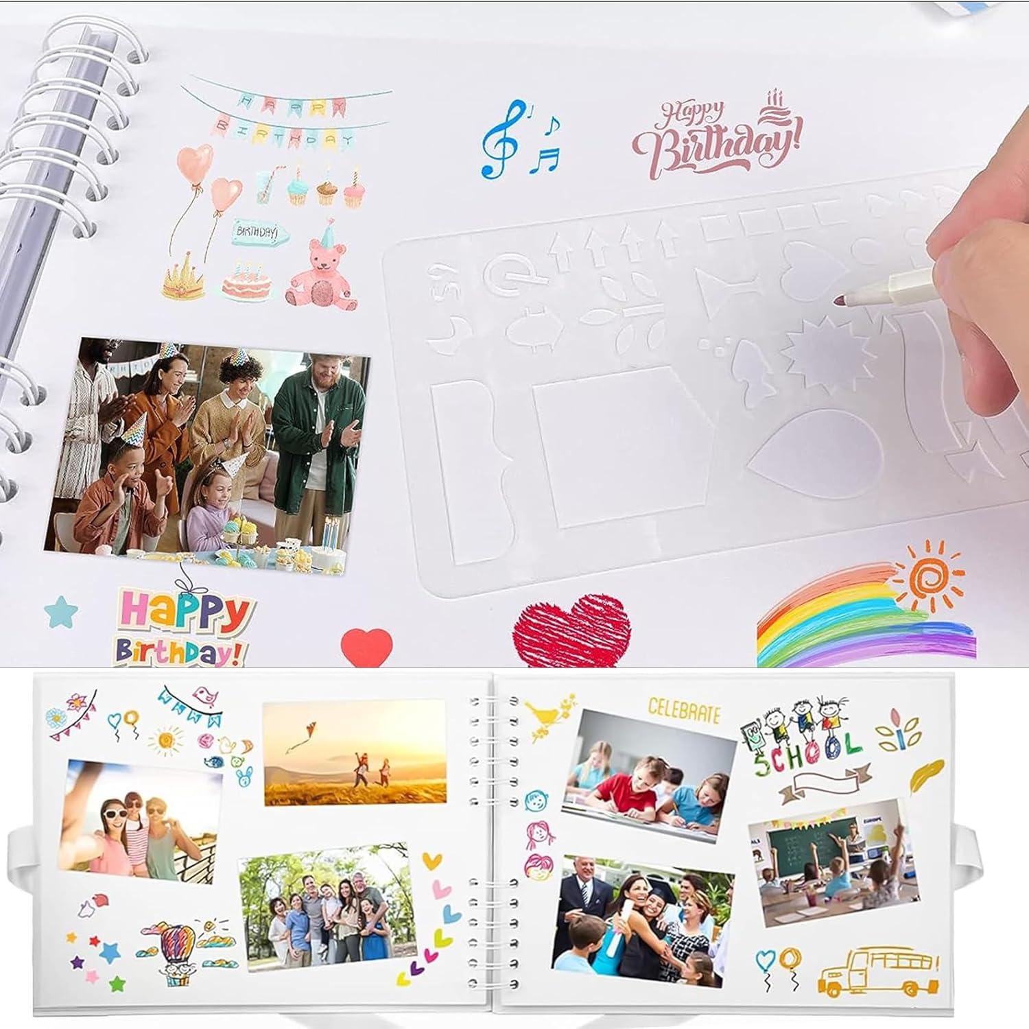 Fotoalbum zum Selbstgestalten DIY Fotobuch 80 Seiten Abschluss