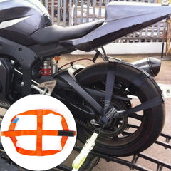 Motorrad Abspanngurt Transportsicherung Zurrsystem Orange