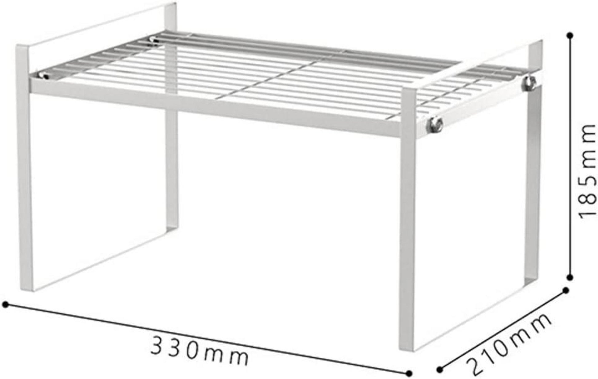 Küchenregal Organizer Metall Anti-Rutsch Matte