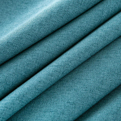 Runde Baumwollleinen Tischdecke Pfauenblau 280 cm