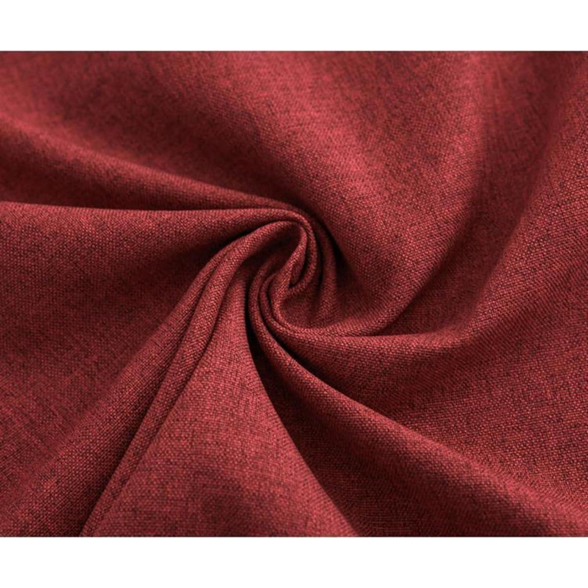 Runde Baumwollleinen Tischdecke 240 cm – Rot