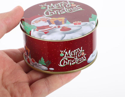 24 Stück Mini-Weihnachtskeksdosen mit Deckel für Kekse Süßigkeiten