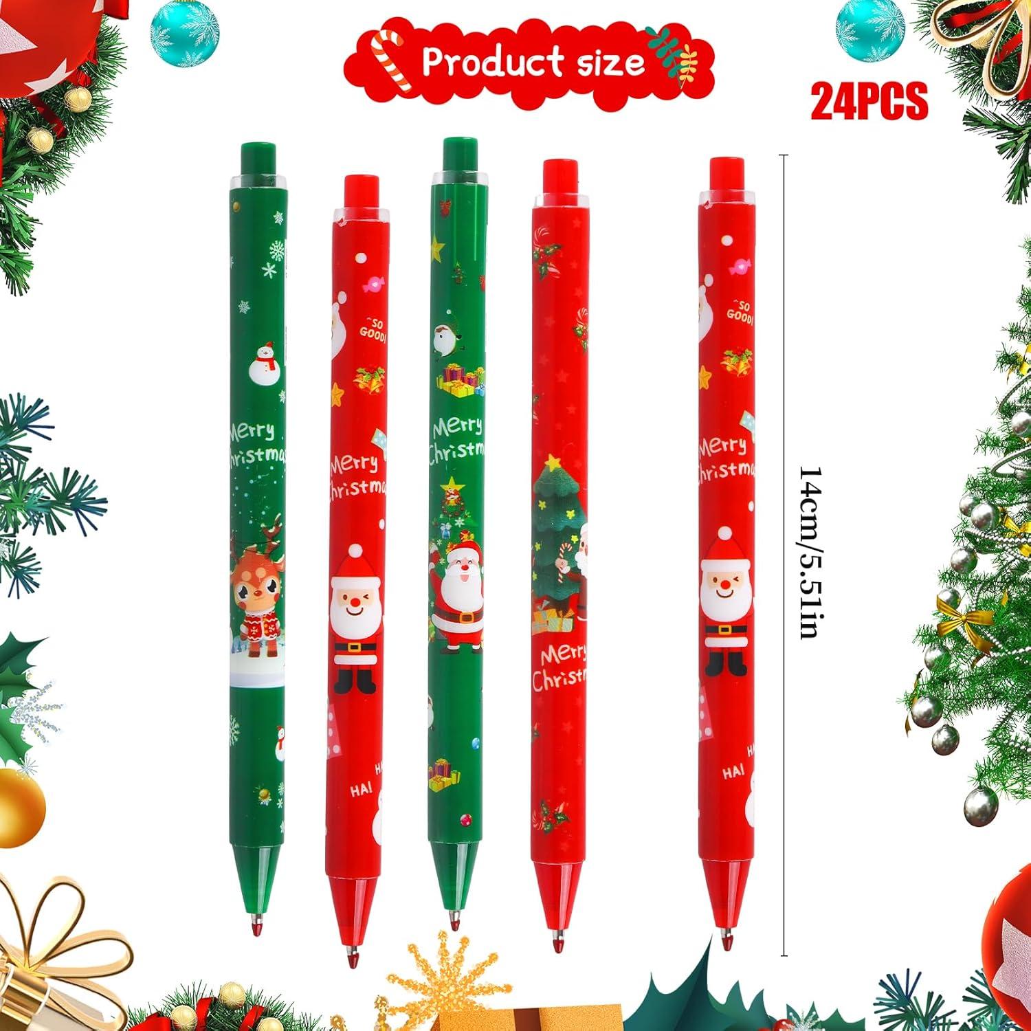 Weihnachts Kugelschreiber Set 24 Stück 0.5mm