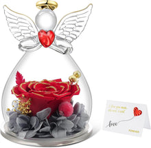 Ewige Rose Engel Geschenkbox Mutter Oma Weihnachten Valentine Rot