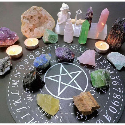 QINJIEJIE Große Amethyst Rohsteine Kristalle Natur