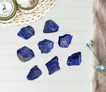 Großes Lapislazuli Rohsteine Wassersteine Kristalle 4 Stück