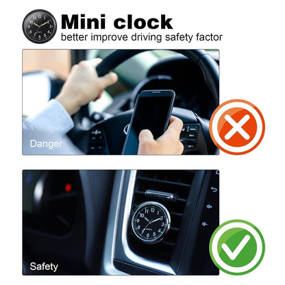 Mini Auto Uhr Quartz Analogue Car Dashboard Vent Clip Uhr