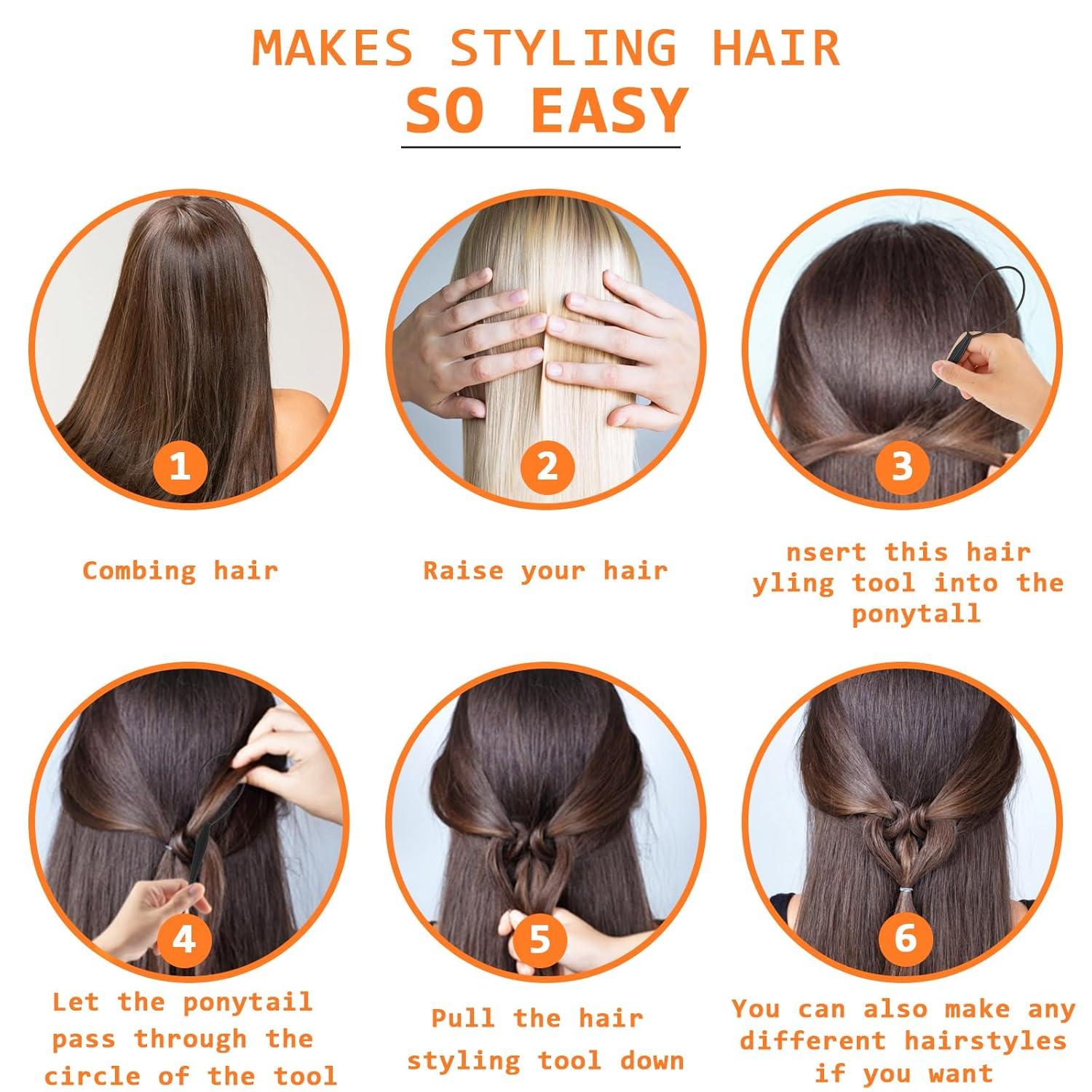 10-teiliges Haar Styling Kamm Set mit Toupierbürste, Borstenbürste und
