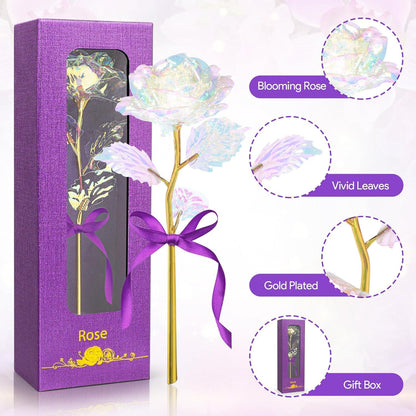 24K Goldene Ewige Rose Geschenk Frauen Mutter Freundin