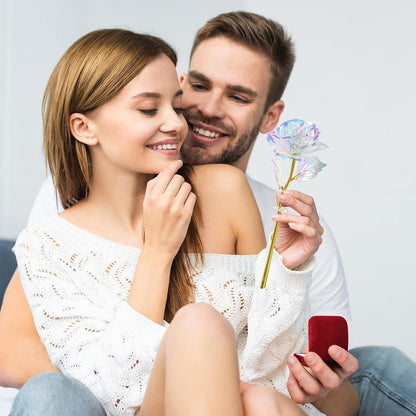 ADAZ 24K Goldene Ewige Rose für Frauen Mutter Freundin Ehefrau