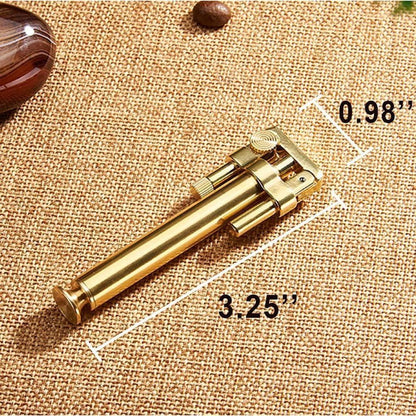 Vintage Feuerzeug Winddicht Gold-Messing