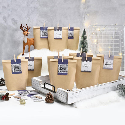 Adventskalender zum Befüllen 24 Weihnachtskalender