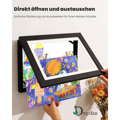 Kinder Bilderrahmen a4 Kunstfotorahmen für Schule Zuhause 2