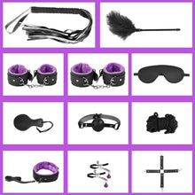 MEYDLL SM Bondage Set 11-teilig für Paare Schwarz Lila