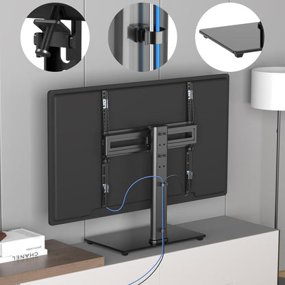 Schwenkbarer TV Ständer für 26-55 Zoll LED OLED Flat Curved Screens