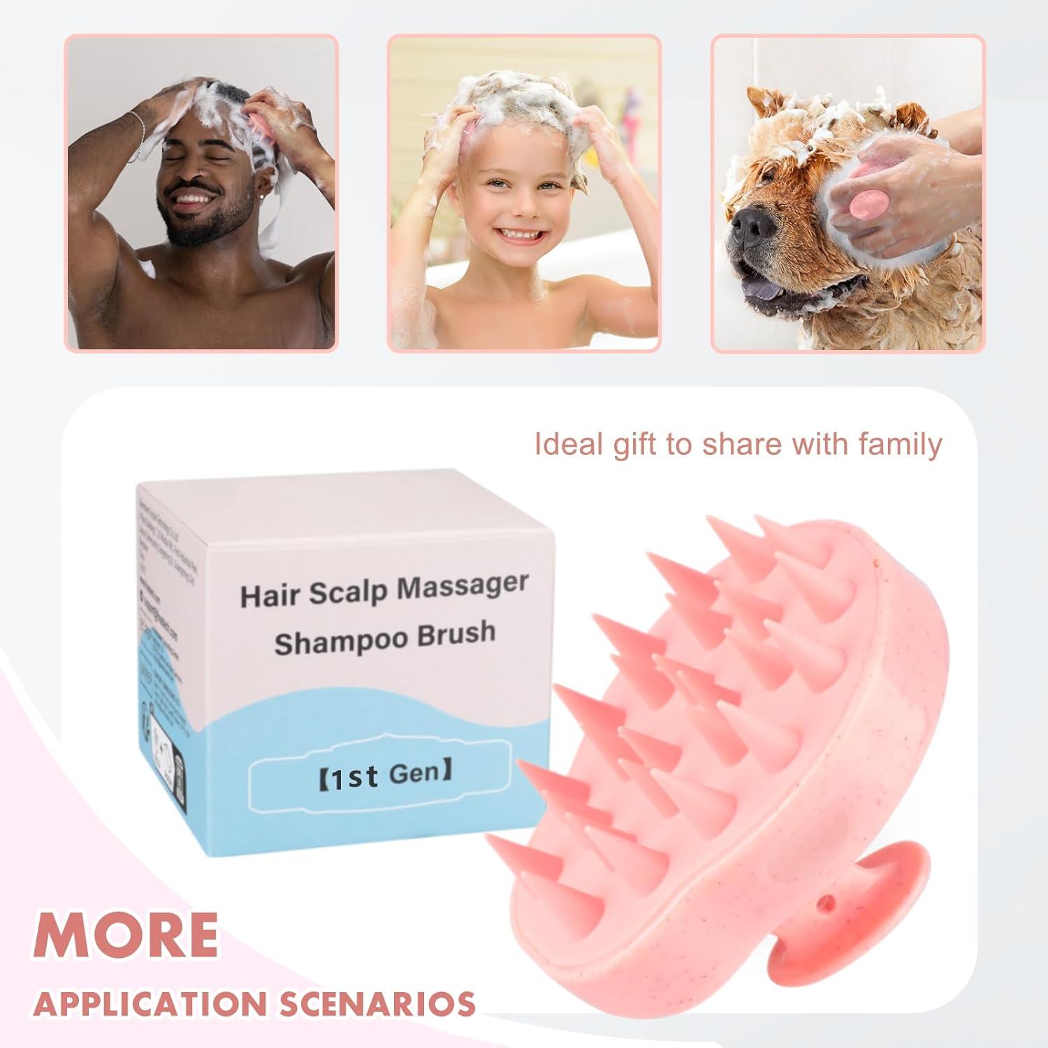 Kopfhaut Massagebürste Shampoo Bürste Haarwäsche Haarwachstum entfernen Schuppen