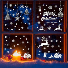 Fensterbilder Weihnachten 196 Stück PVC Elektrostatisch