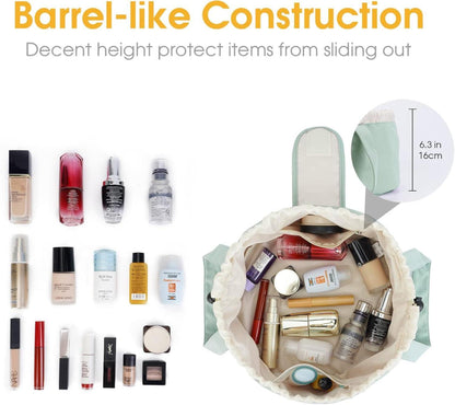 Kosmetiktasche Damen Reise Schminktasche Organizer Minzgrün