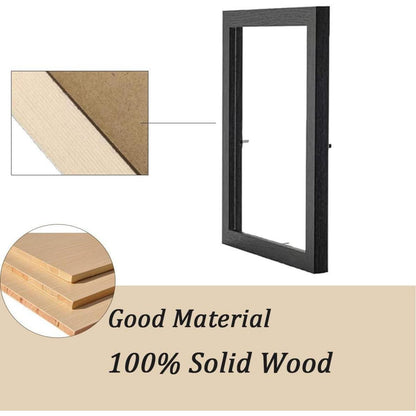 30x40 cm Schwarz Holz Bilderrahmen für A4 Druck