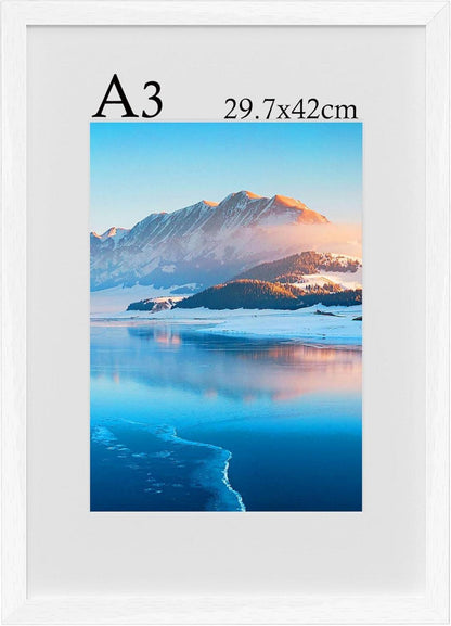 Holz Bilderrahmen 29,7x42 cm für A3 Poster und Fotos